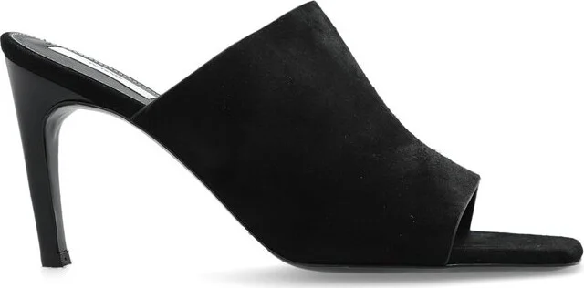 Totême Square Toe Velour Mules
