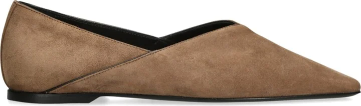 Totême Suede Everyday Ballet Flats