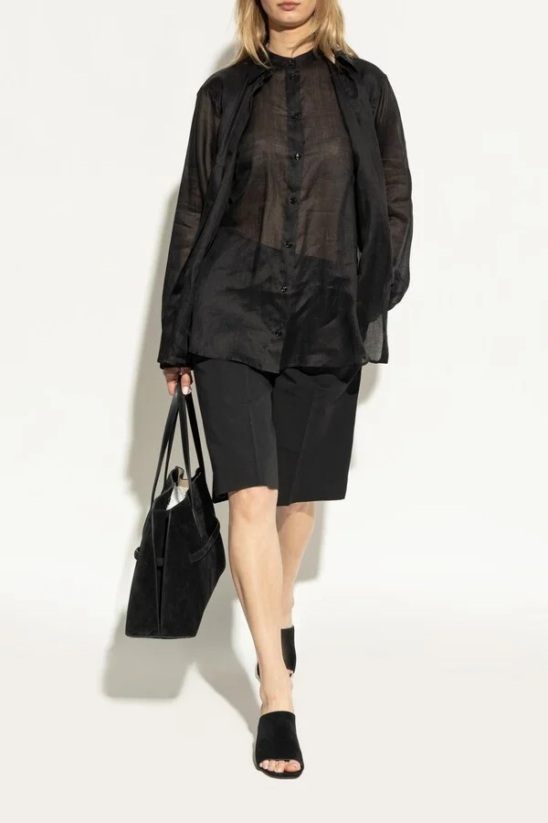 Toteme Suede Heeled Mules - Image 3