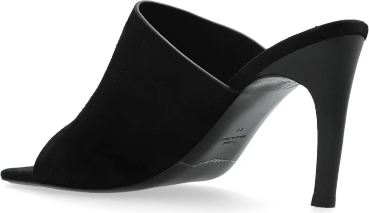 Toteme Suede Heeled Mules - Image 5
