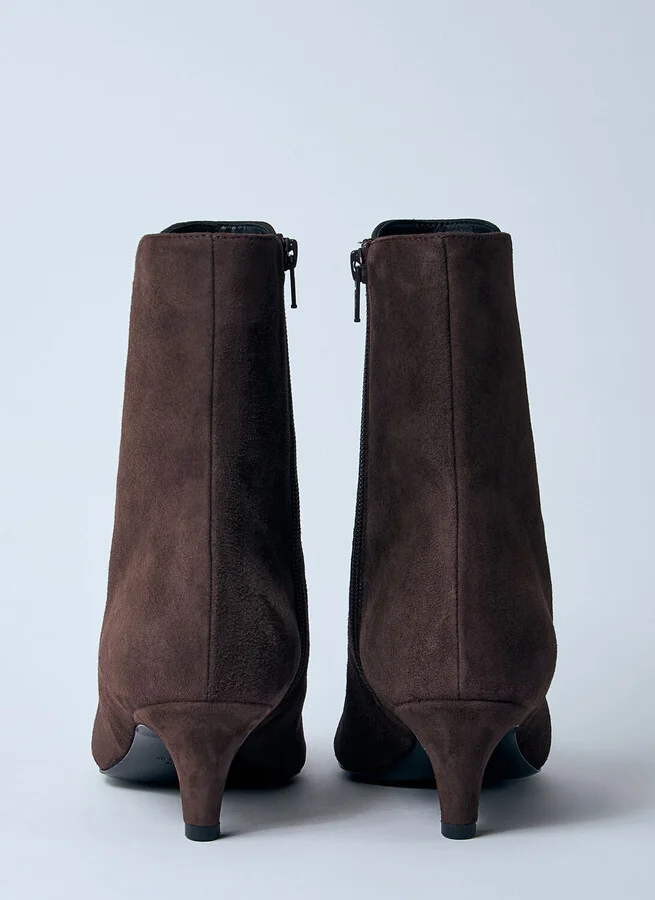 TOTEME Suede Lace-up Boots - Woman Boots Black Eu - 37 - Image 5
