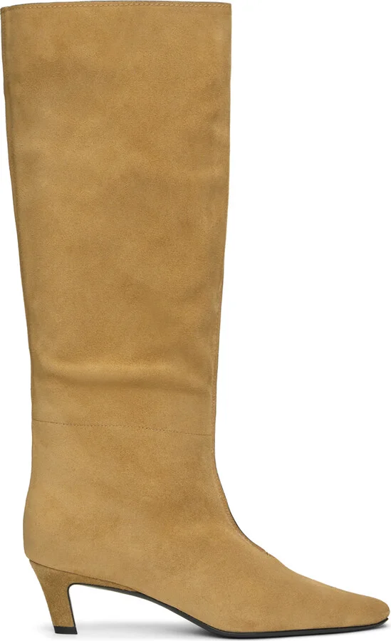 TOTEME Tan 'The Wide Shaft' Boots