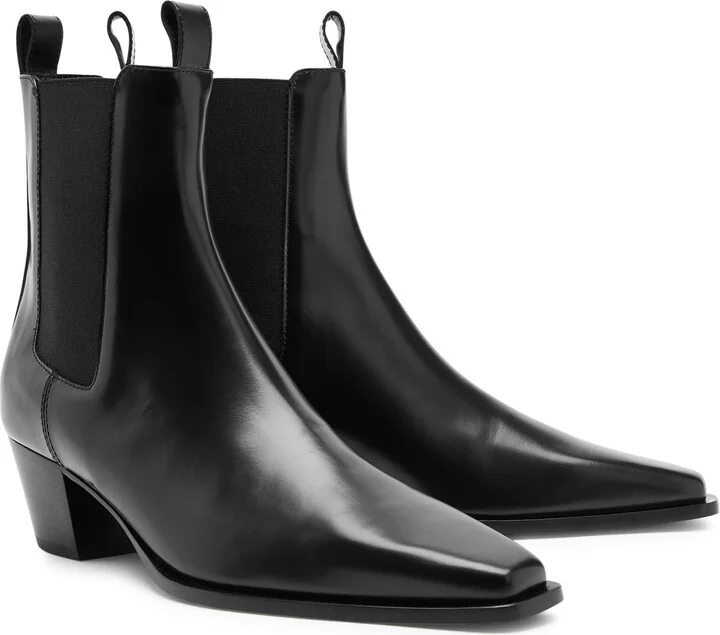 Toteme The City 50 Leather Ankle Boots - Image 2