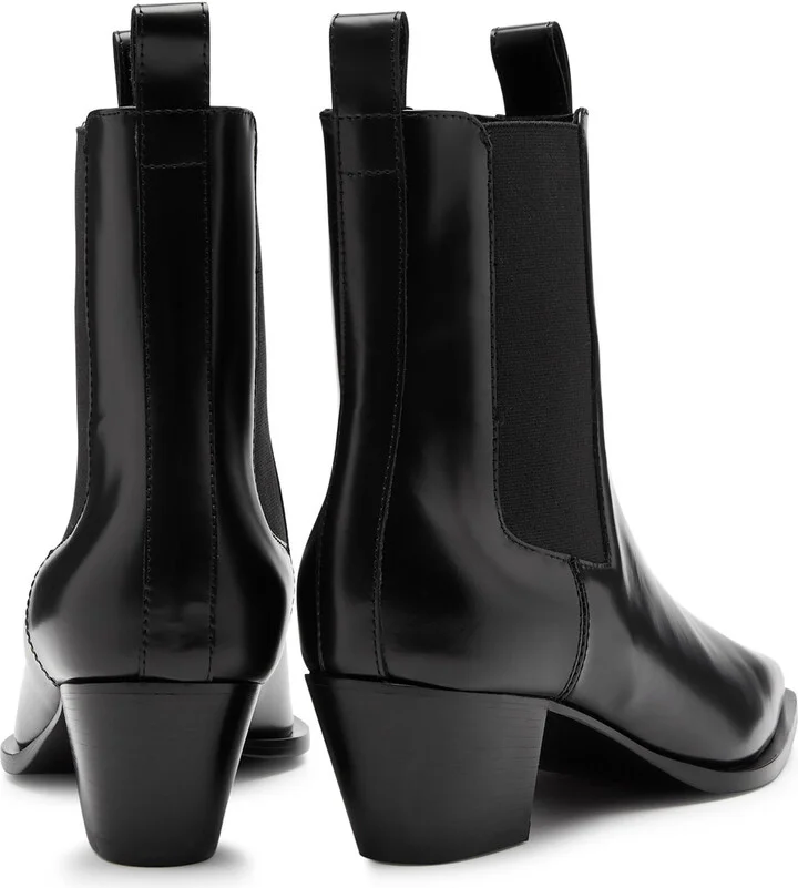 Toteme The City 50 Leather Ankle Boots - Image 3