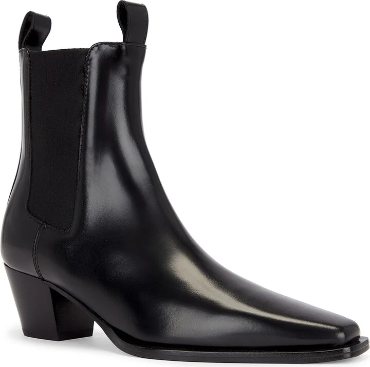 Toteme The City Boot in Black - Image 2