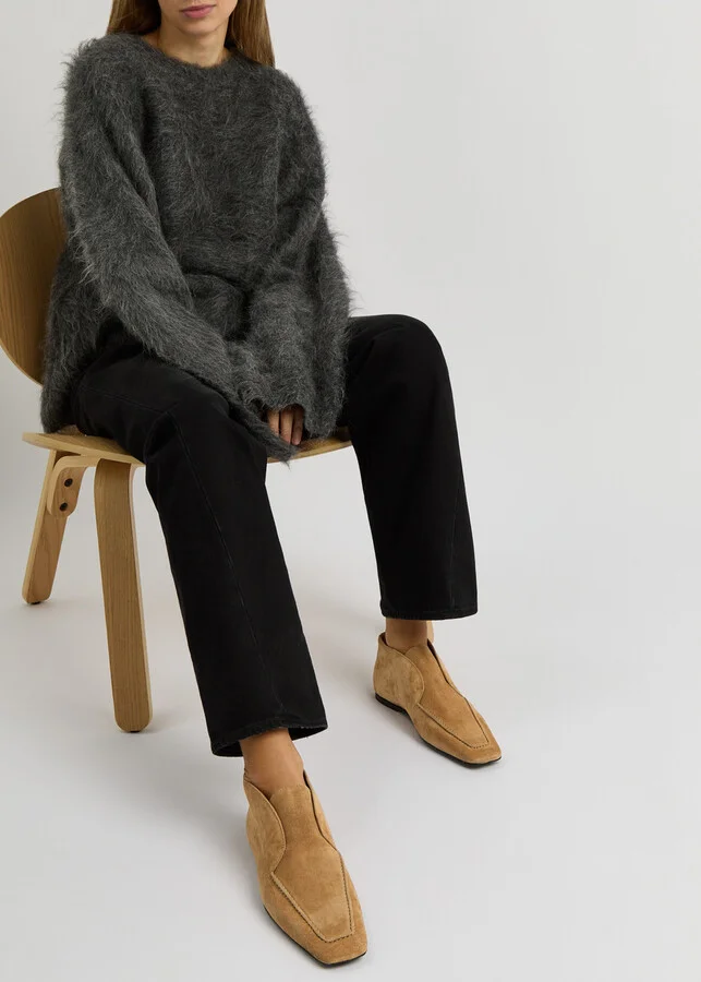 Toteme The Desert Suede Ankle Boot - Image 5