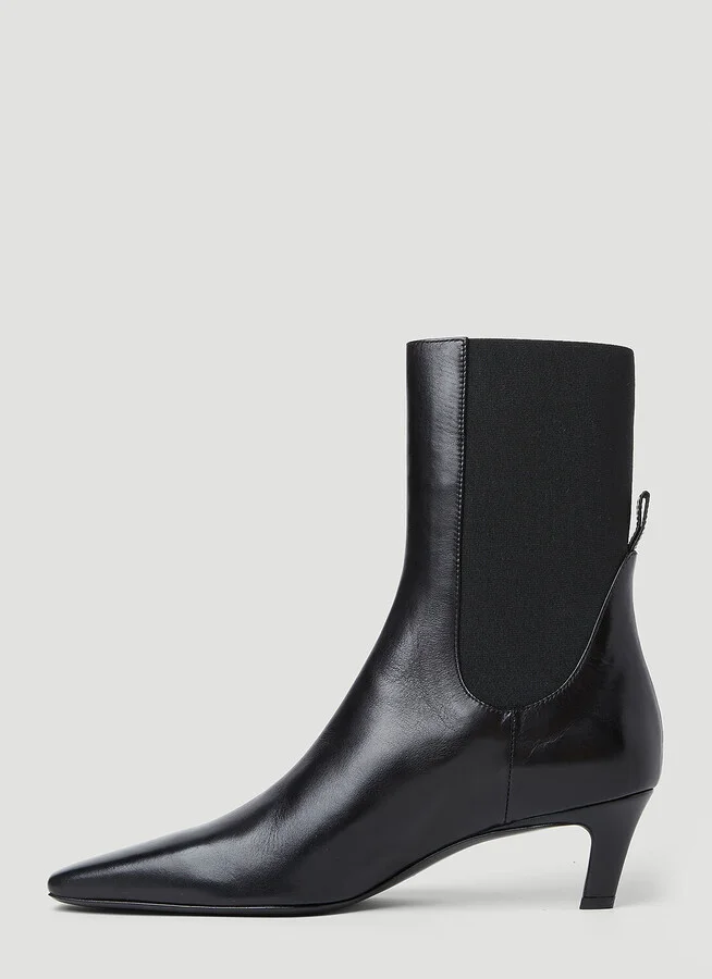 TOTEME The Mid Heel Boots - Woman Boots Black Eu - 36 - Image 3
