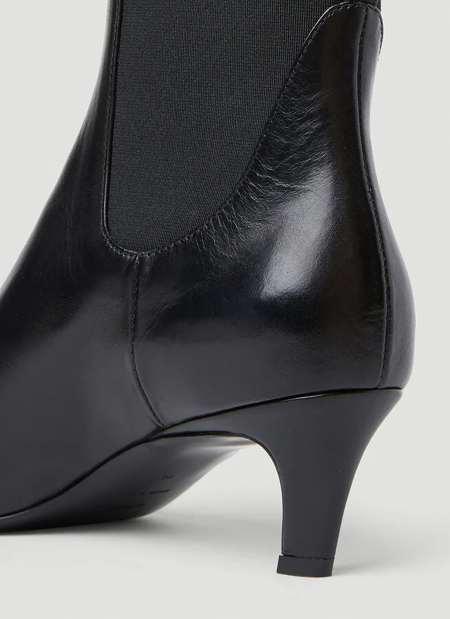 TOTEME The Mid Heel Boots - Woman Boots Black Eu - 36 - Image 5