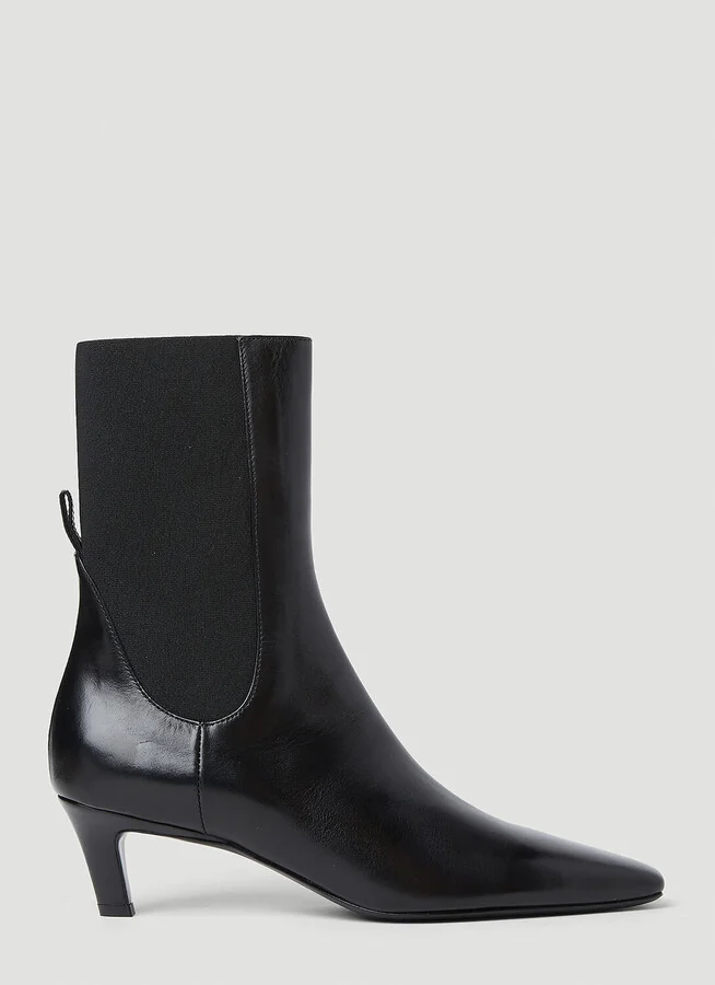 TOTEME The Mid Heel Boots - Woman Boots Black Eu - 36
