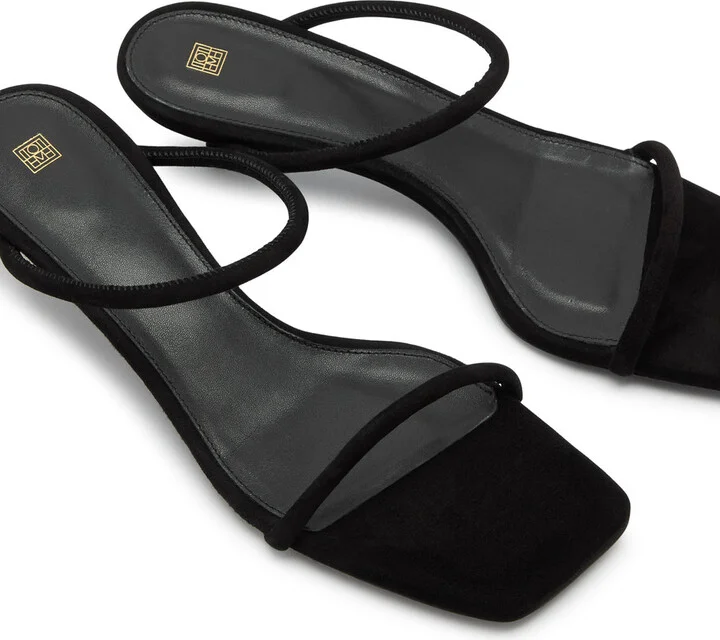 Toteme The Minimalist 40 Suede Mules - Image 3