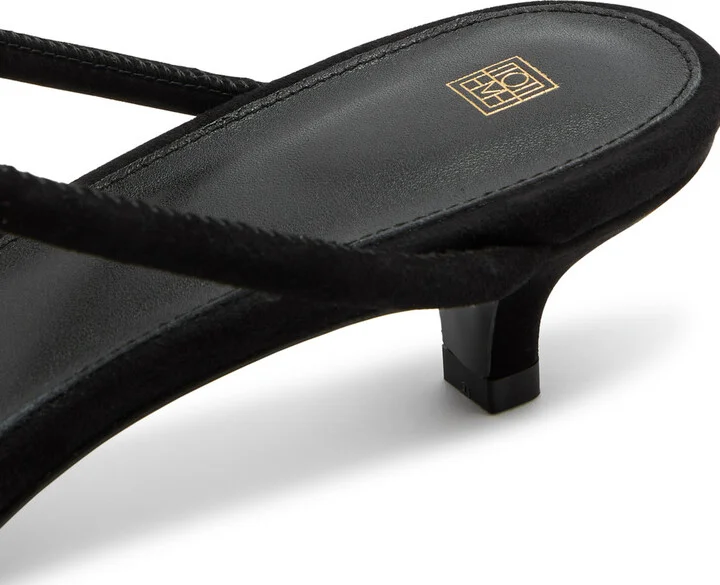 Toteme The Minimalist 40 Suede Mules - Image 4