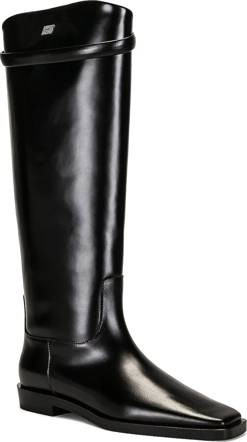 Toteme The Riding Boot in Black - Image 2
