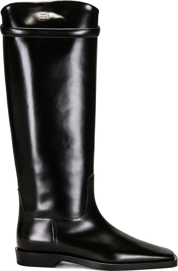 Toteme The Riding Boot in Black