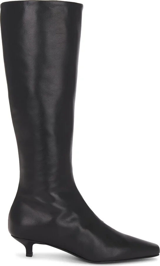 Toteme The Slim Knee High Boot in Black