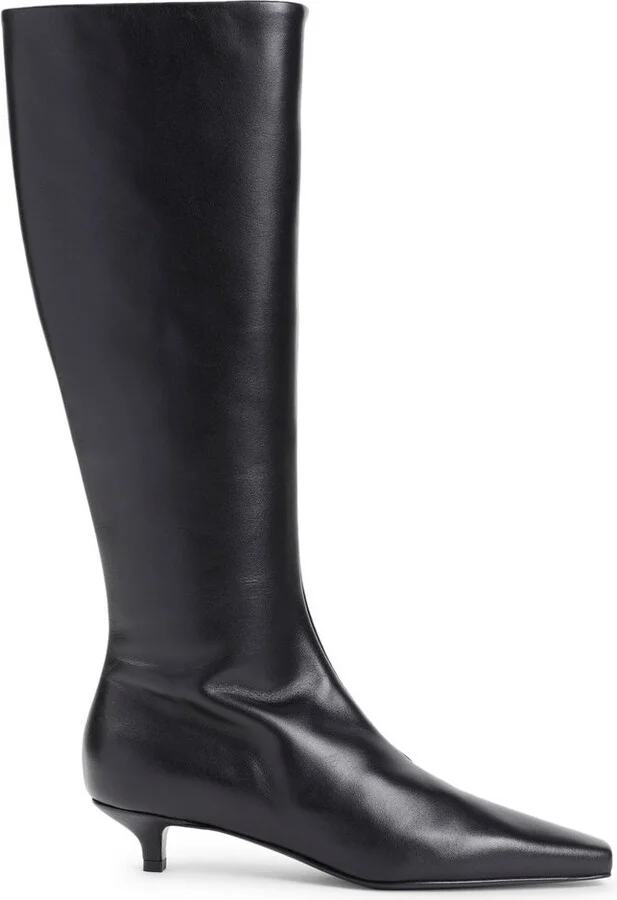 Totême The Slim Knee-High Pointed-Toe Boots