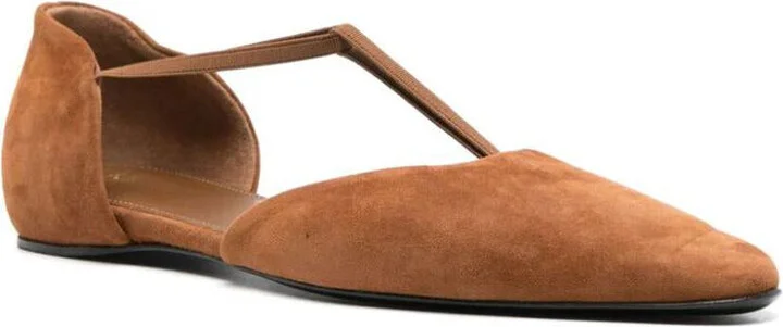 TOTEME The T-Strap Flat Shoes - Image 3