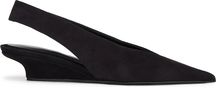 Toteme The Wedge Heel Slingback in Black