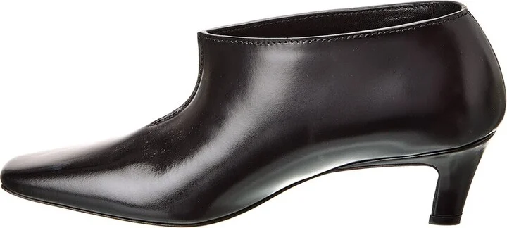 Toteme The Wide Leather Bootie - Image 2