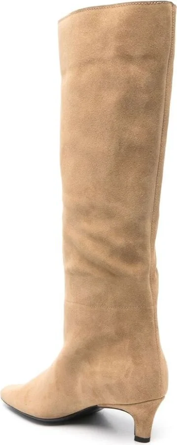 TOTEME The Wide Shaft Leather Boots - Image 3