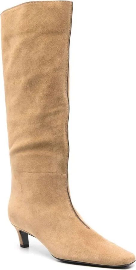 TOTEME The Wide Shaft Leather Boots - Image 3