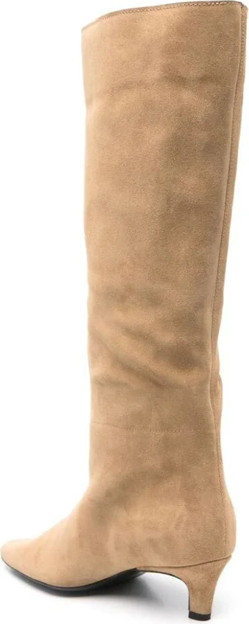 TOTEME The Wide Shaft Leather Boots - Image 4