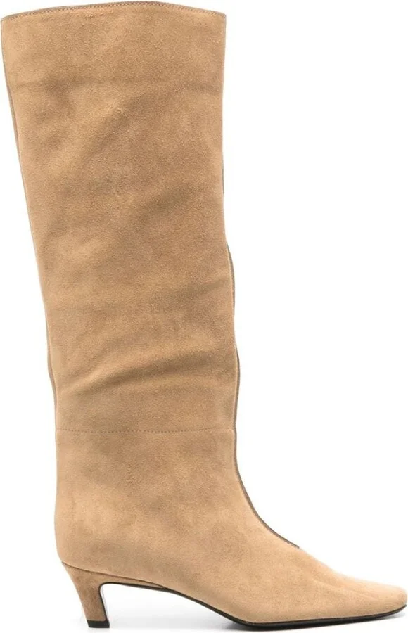 TOTEME The Wide Shaft Leather Boots