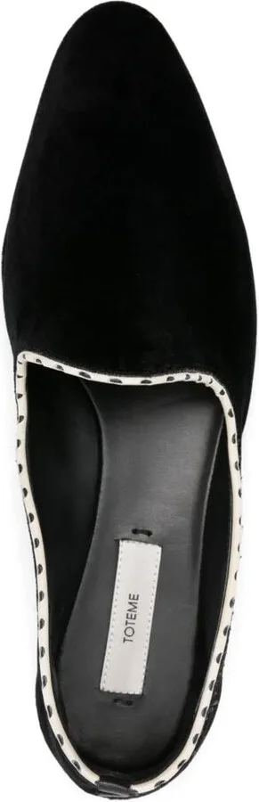 TOTEME Velvet Ballerinas - Image 4