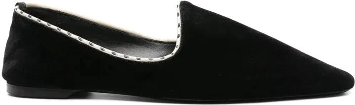 TOTEME Velvet Ballerinas