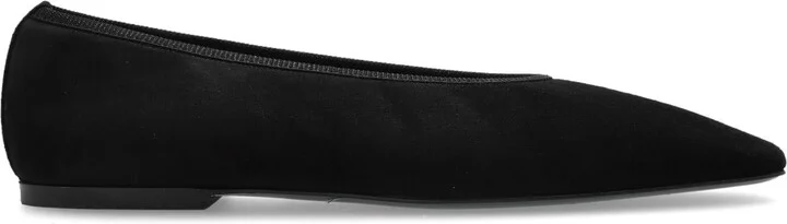 Toteme Velvet Ballerinas