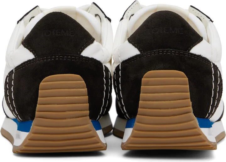 TOTEME White & Brown Sport Sneakers - Image 2