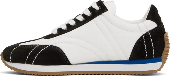 TOTEME White & Brown Sport Sneakers - Image 3