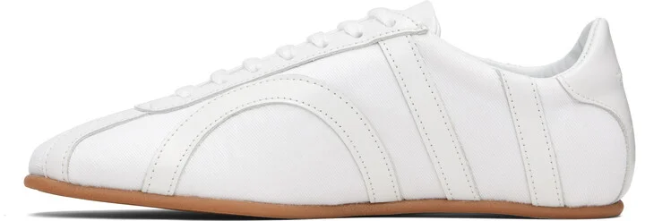 TOTEME White Canvas Sneakers - Image 3