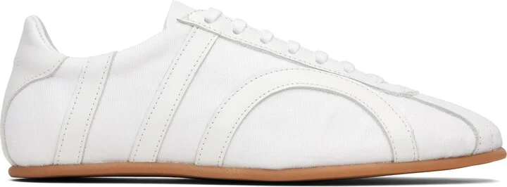 TOTEME White Canvas Sneakers
