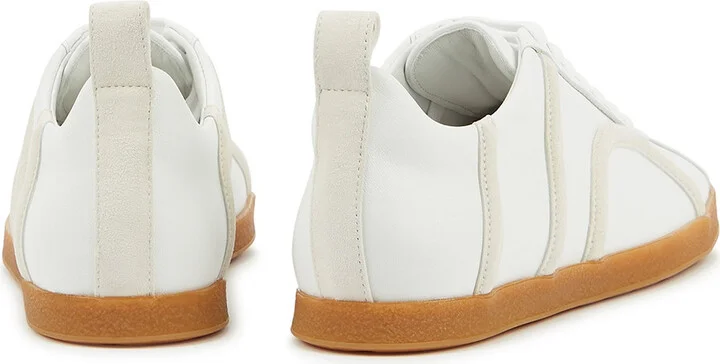 Toteme White Leather Sneakers - Image 3