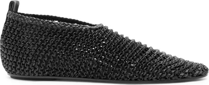 Toteme Woven Leather Flats