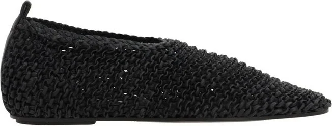 Totême Wovened Round Toe Ballet Flats