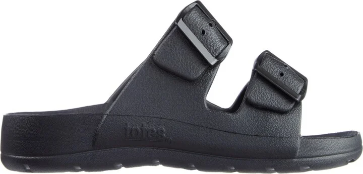 Totes Men's Double Buckle Adjustable Slides - Image 2