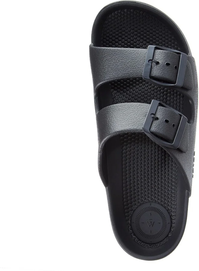 Totes Women's Double Buckle Adjustable Slide with Everywear - Image 9