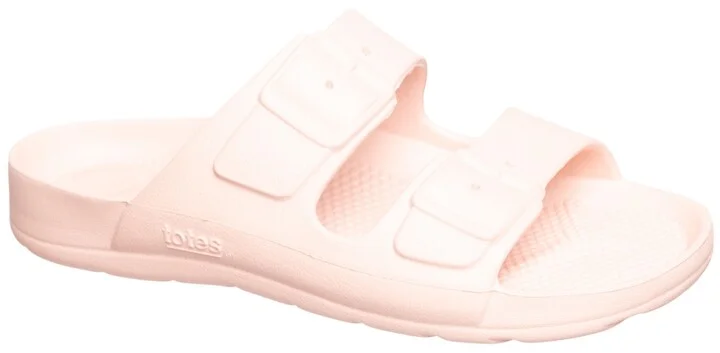 Totes Women's Everywear Double Buckle Slides