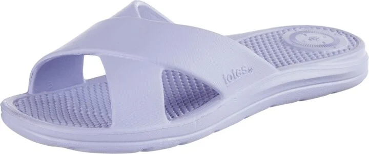 Totes Women's Molded Cross Slide Sandals with Everywear - Image 6