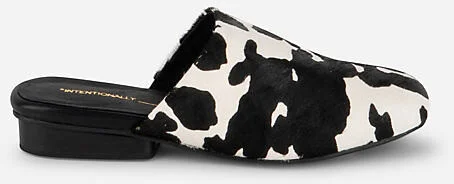 Touch Cowhide Slip-On Flats