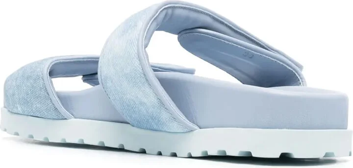 Touch-Strap Denim Slides - Image 3