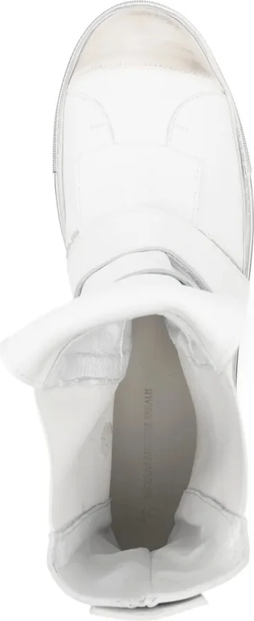 Touch-Strap High-Top Leather Sneakers - Image 4