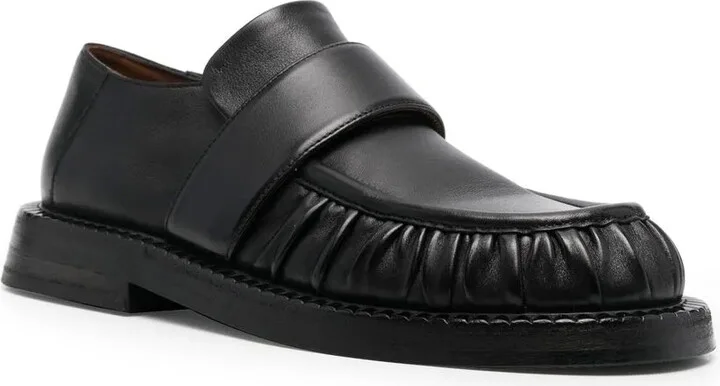 Touch-Strap Leather Loafers - Image 2