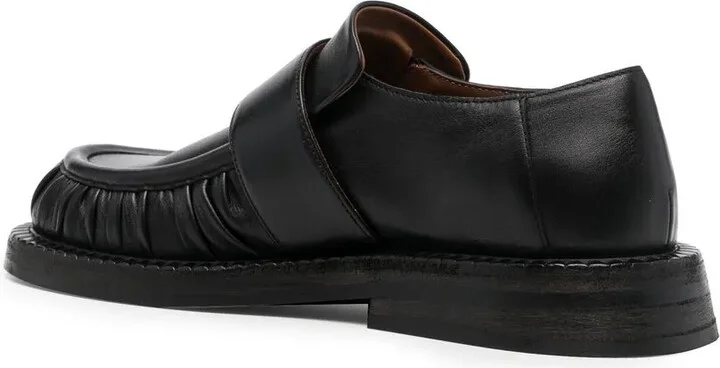 Touch-Strap Leather Loafers - Image 3