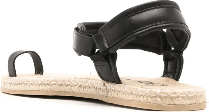 Touch-Strap Leather Sandals - Image 3