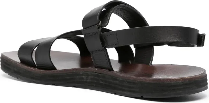 Touch-Strap Leather Sandals - Image 3
