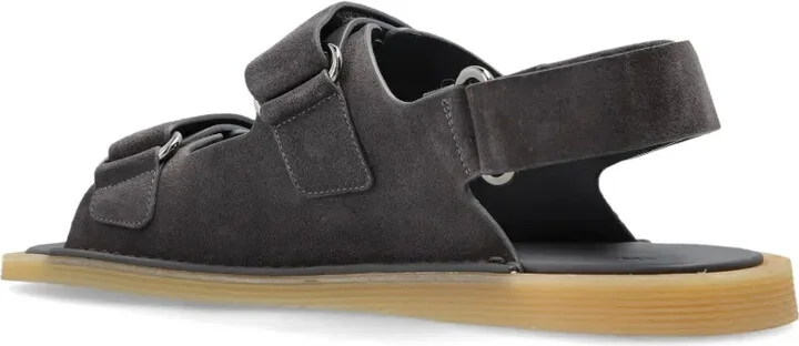 Touch-Strap Leather Sandals - Image 3