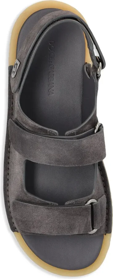 Touch-Strap Leather Sandals - Image 4