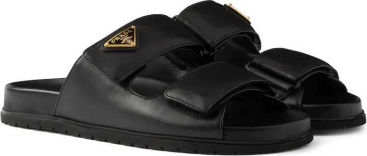 Touch-Strap Leather Sandals - Image 2